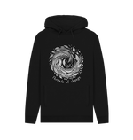 Black Printed Hoody