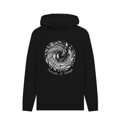 Black Printed Hoody