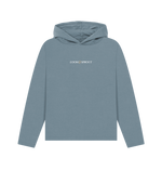 Stone Blue Printed Hoody