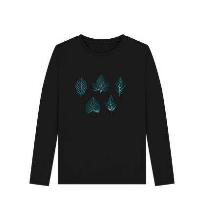 Black Printed Long Sleeve T Shirt