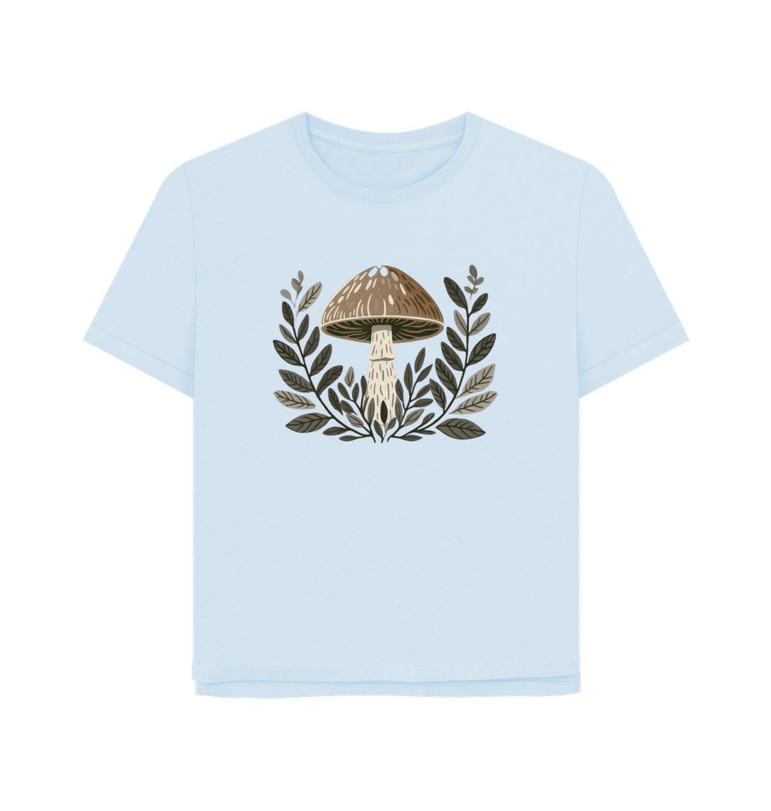 Sky Blue Printed T-shirt