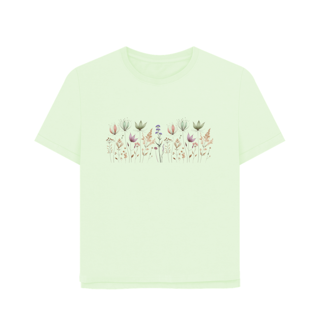 Pastel Green Printed T-shirt