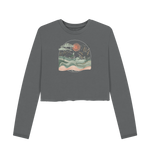 Slate Grey Printed Boxy Jumpers