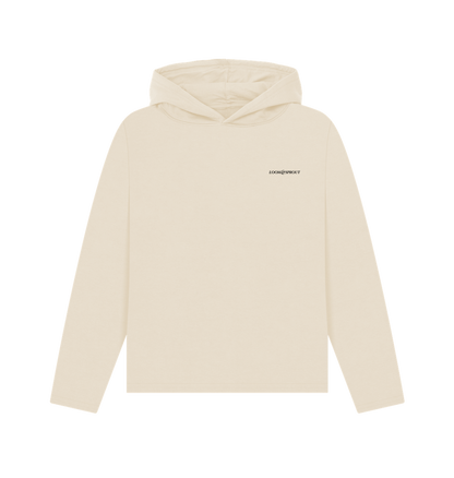 Oat printed hoody "stronger than ever," showcasing a comfortable and stylish design.