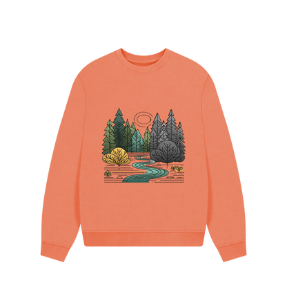 Apricot New Season Women's Oversized Fit Organic Jumpers