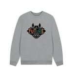 Athletic Grey Printed Sweater