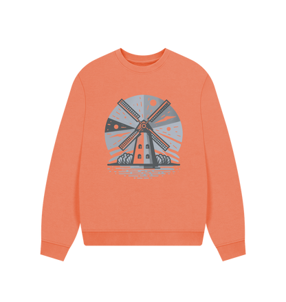 Apricot Printed Sweater