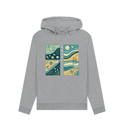 Light Heather Printed Hoody