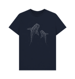 Navy Blue Printed T-shirt