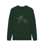 Evergreen Spotted Fish Men's Crew Neck Sweater