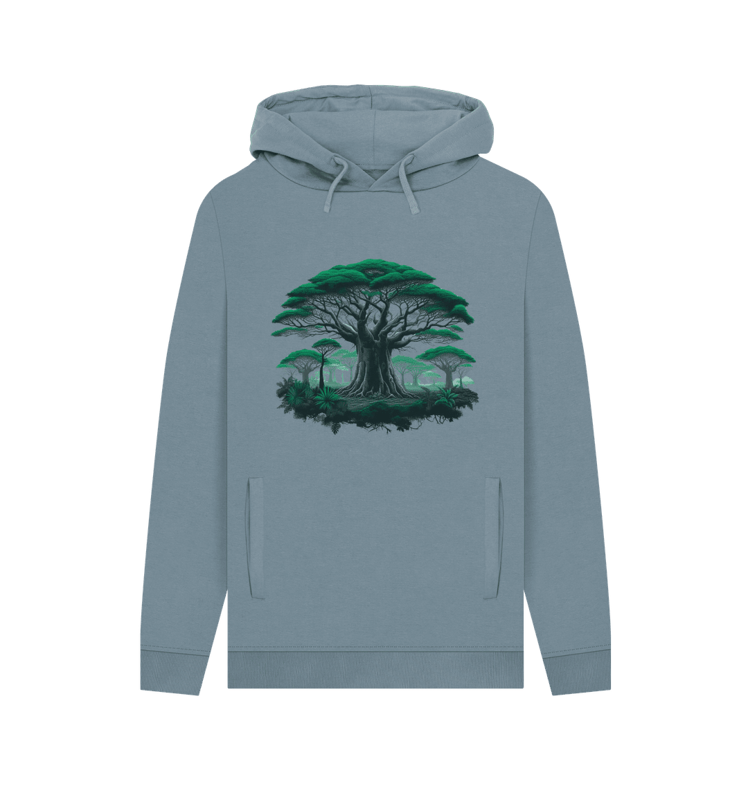 Baobab Tree Men's Pullover Organic Hoodie - Loom & Sprout