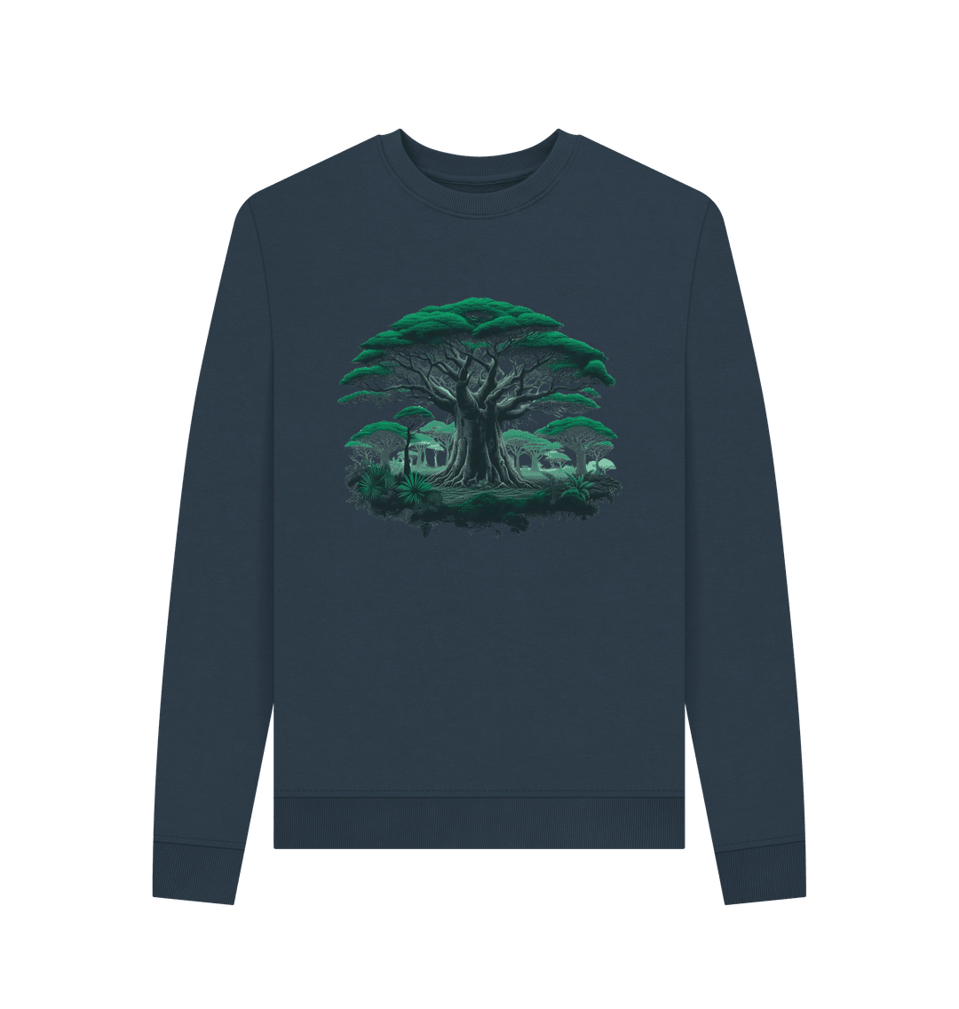 Baobab Tree Women's Crewneck Organic Jumper - Loom & Sprout