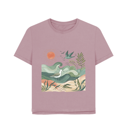 Mauve Printed T-shirt
