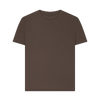 Women's Plain Organic T-Shirts - Chocolate