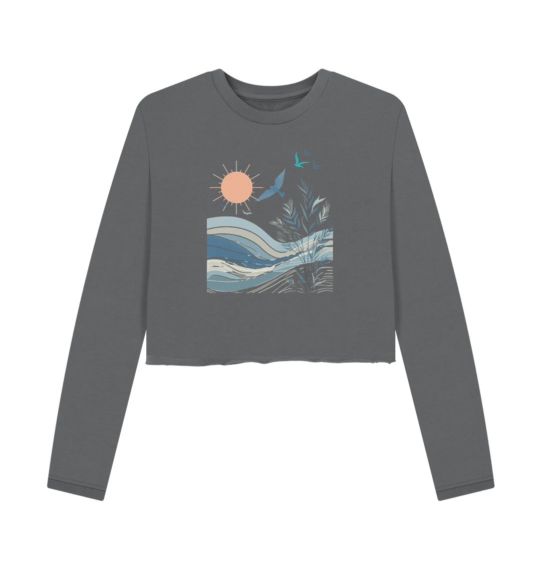 Birds Women's Boxy Fit Organic Jumper - Loom & Sprout