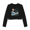 Birds Women's Boxy Fit Organic Jumper - Black