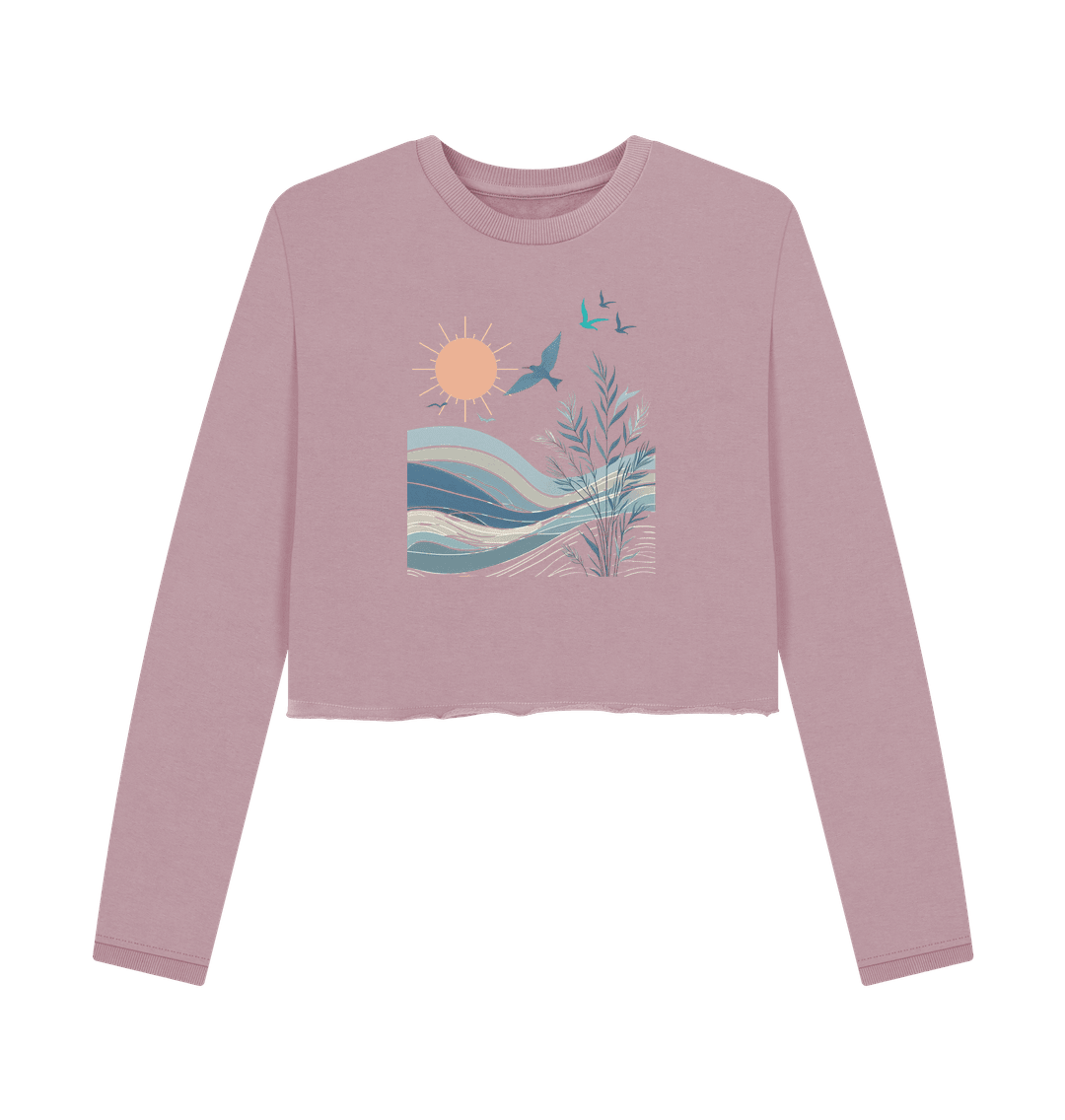 Birds Women's Boxy Fit Organic Jumper - Loom & Sprout