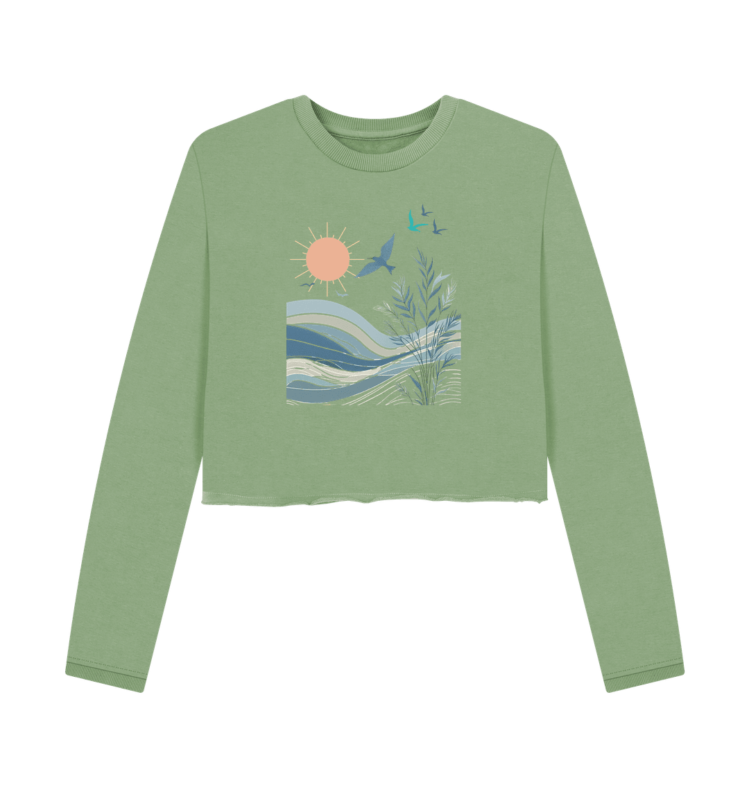 Birds Women's Boxy Fit Organic Jumper - Loom & Sprout