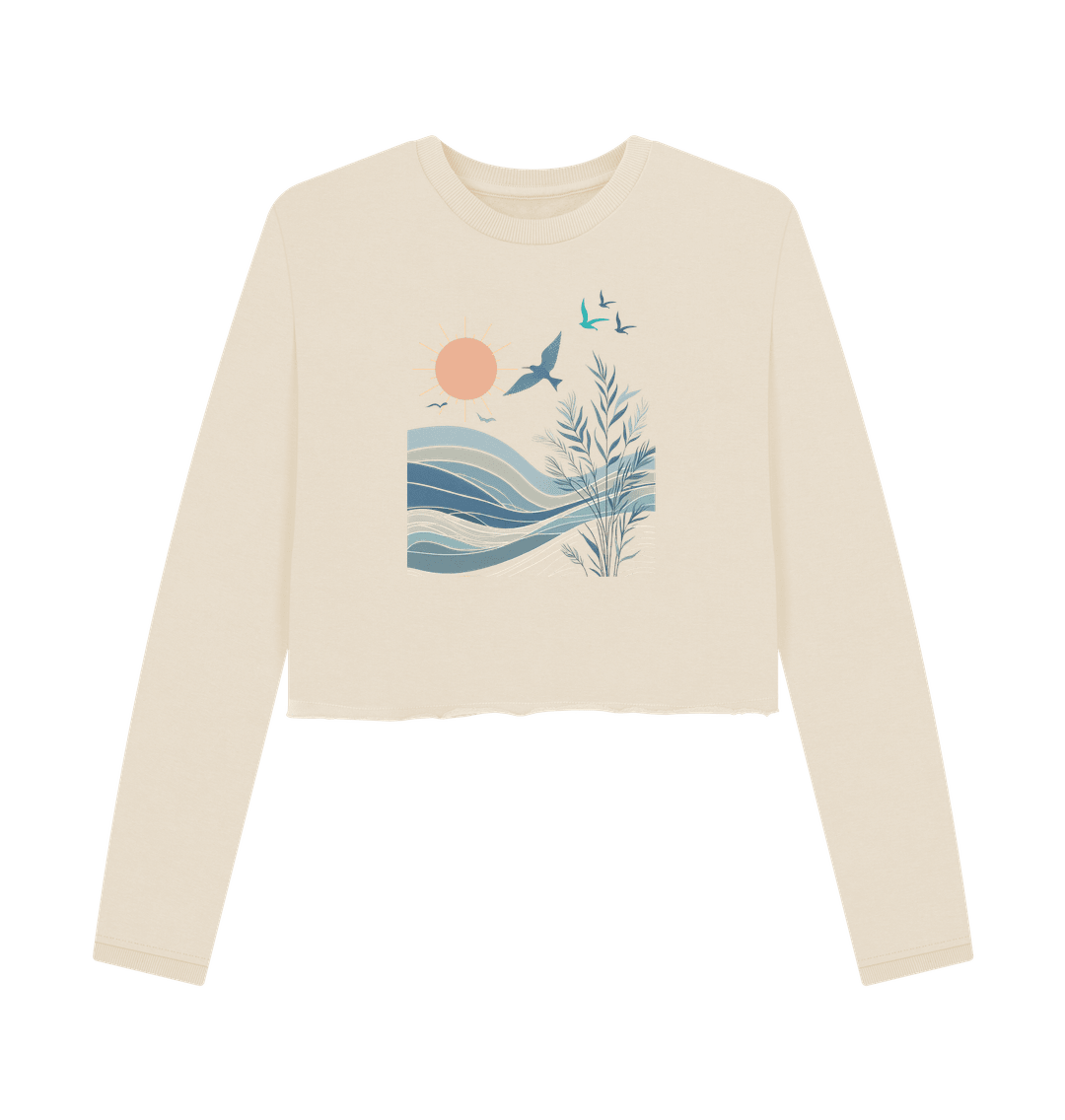 Birds Women's Boxy Fit Organic Jumper - Loom & Sprout