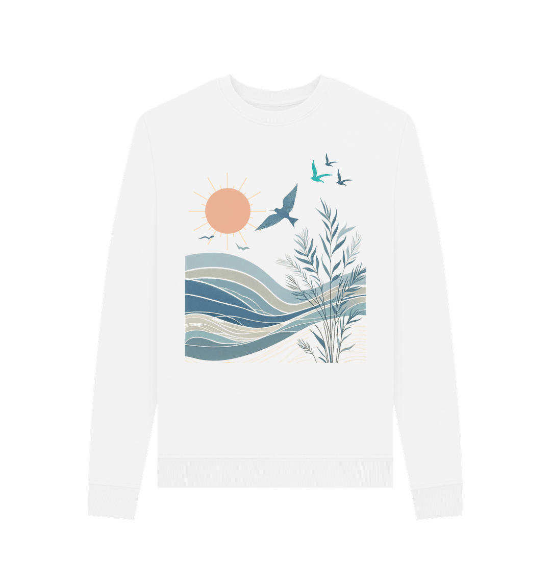 Birds Women's Crewneck Organic Jumper - Loom & Sprout