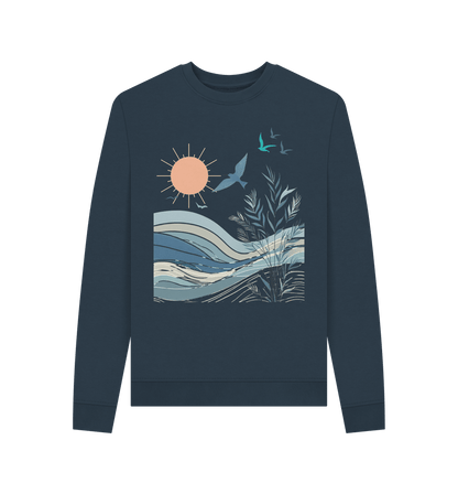 Birds Women's Crewneck Organic Jumper - Loom & Sprout