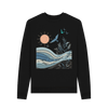 Birds Women's Crewneck Organic Jumper - Black
