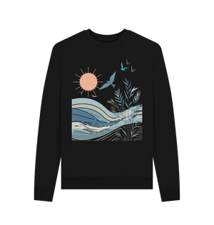 Birds Women's Crewneck Organic Jumper - Loom & Sprout