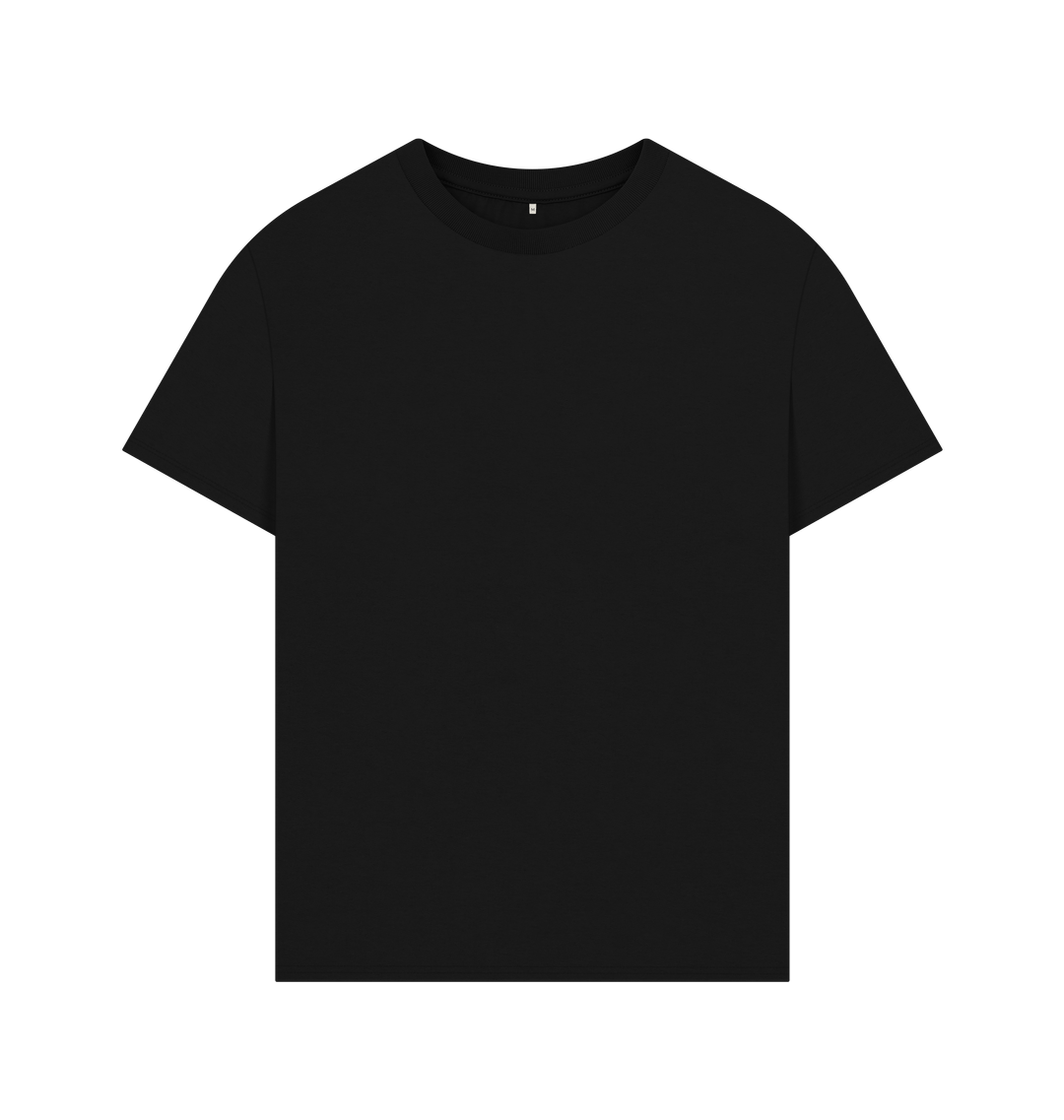 Black Men's Oversized Organic T-Shirts