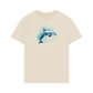 Blue Dolphin Men's Oversized Organic T-Shirt - Loom & Sprout