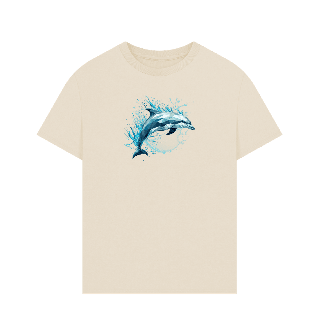 Blue Dolphin Men's Oversized Organic T-Shirt - Loom & Sprout