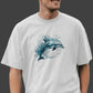 Blue Dolphin Men's Oversized Organic T-Shirt - Loom & Sprout
