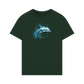 Blue Dolphin Men's Oversized Organic T-Shirt - Loom & Sprout