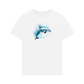 Blue Dolphin Men's Oversized Organic T-Shirt - Loom & Sprout