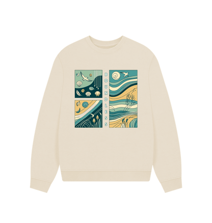 Boundless Women's Oversized Fit Organic Sweatshirt - Loom & Sprout