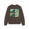 Boundless Women's Oversized Fit Organic Sweatshirt - Chocolate