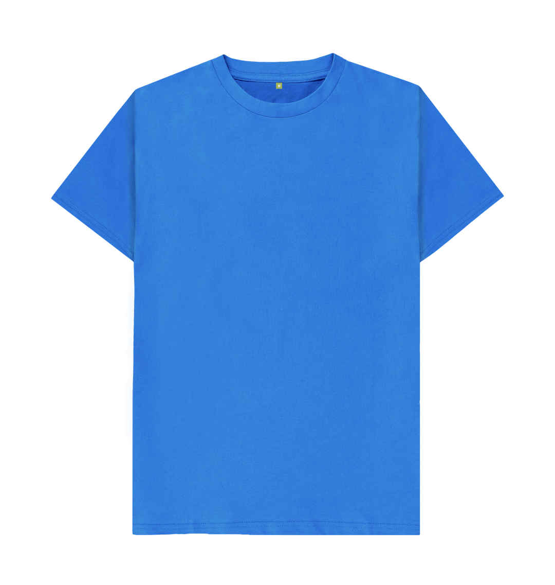 Bright Blue Men's Organic T-Shirts