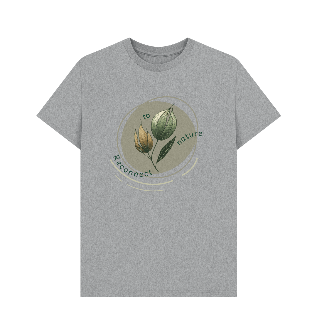 Athletic Grey Printed T-shirt