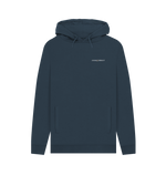 Navy Printed Hoody