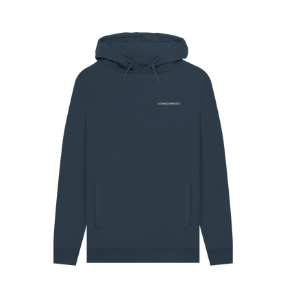 Navy Printed Hoody