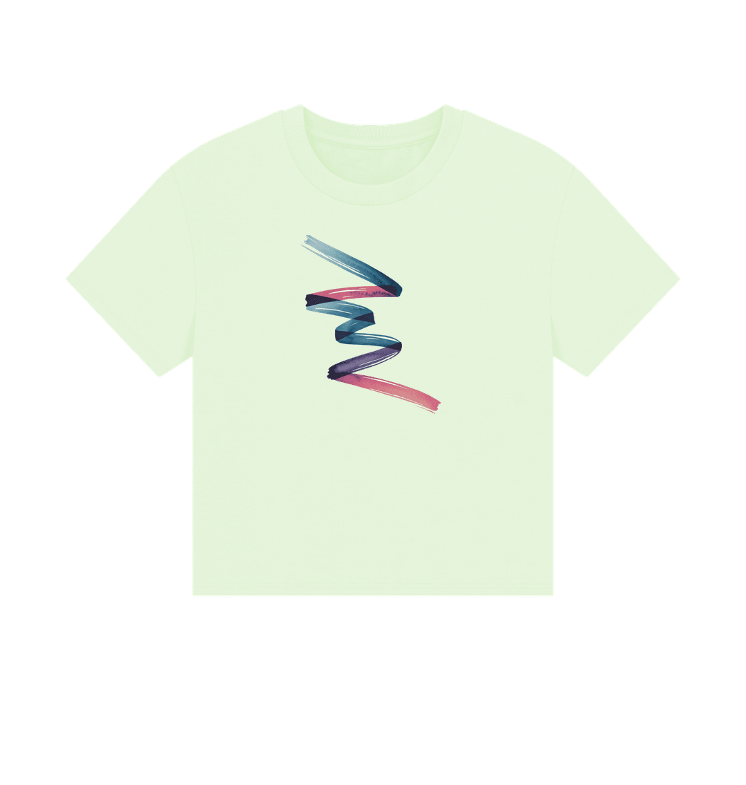 Colour Twist Women's Boxy Fit Organic T-Shirt - Loom & Sprout