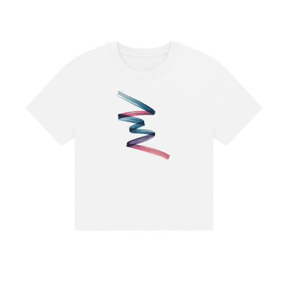 Colour Twist Women's Boxy Fit Organic T-Shirt - Loom & Sprout