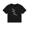 Colour Twist Women's Boxy Fit Organic T-Shirt - Black