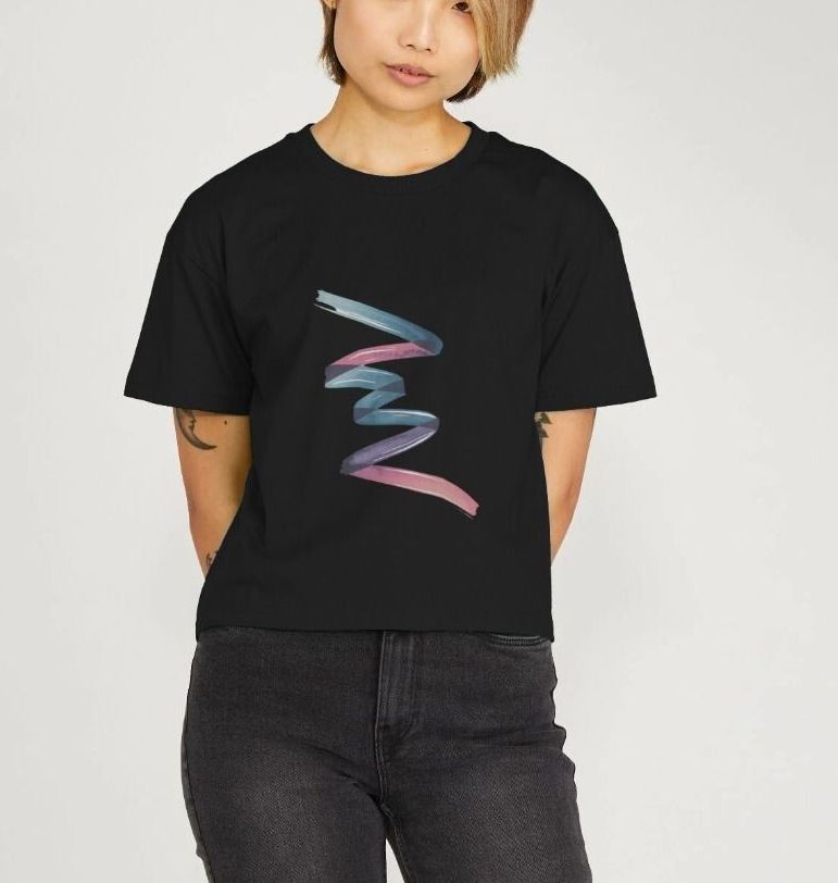 Colour Twist Women's Boxy Fit Organic T-Shirt - Loom & Sprout