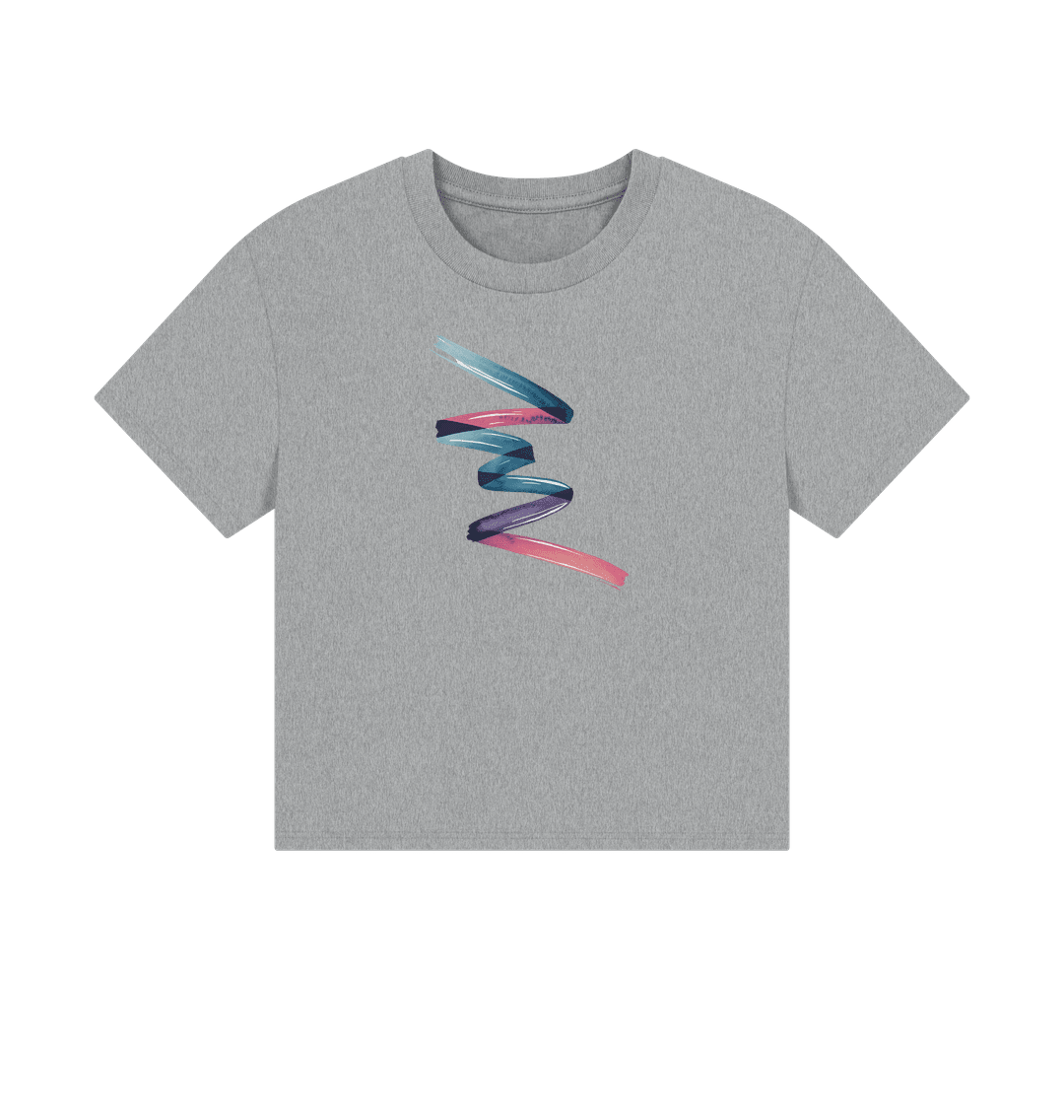 Colour Twist Women's Boxy Fit Organic T-Shirt - Loom & Sprout