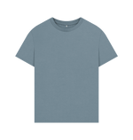 Stone Blue Men's Oversized Organic T-Shirts