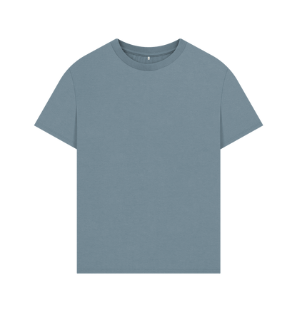 Stone Blue Men's Oversized Organic T-Shirts