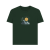 Twin Peaks Sunrise Women's Organic T-Shirt - Evergreen