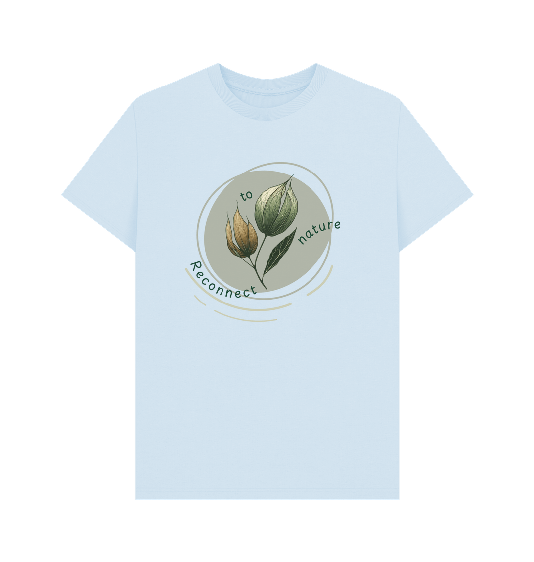 Sky Blue Printed T-shirt