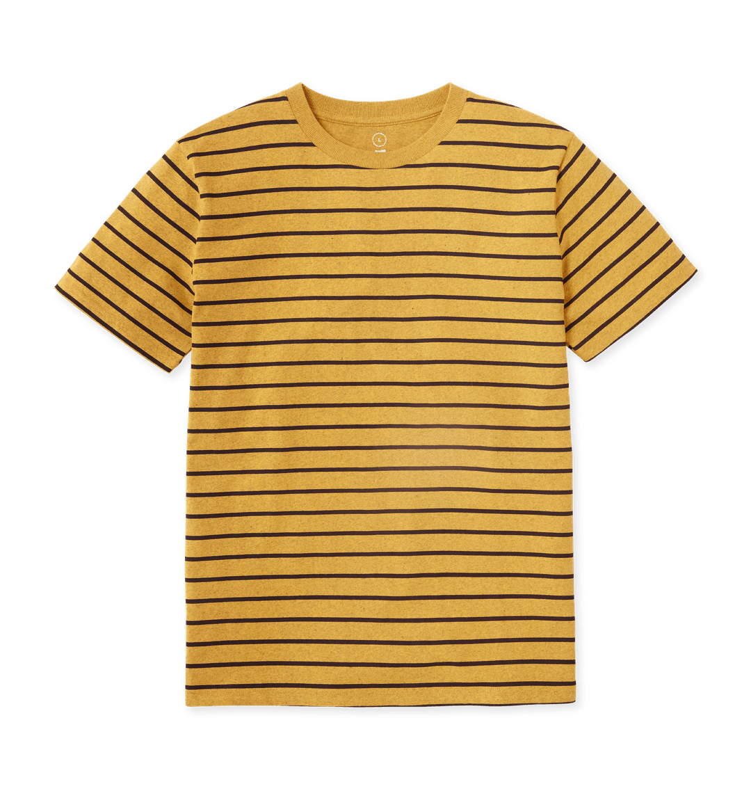 Sunflower Yellow Stripes Printed T-shirt