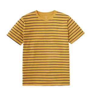 Sunflower Yellow Stripes Printed T-shirt